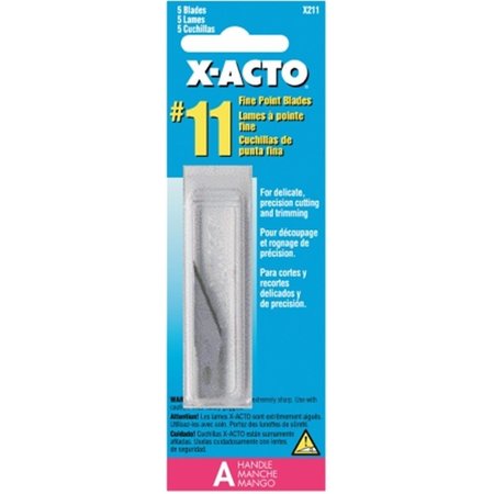 Elmers Elmers-xacto 5 Pack No. 11 Classic Fine Point Blades X211 X211